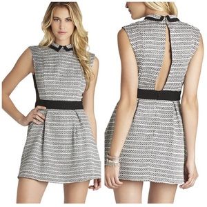 BCBGeneration collared tweed mini dress